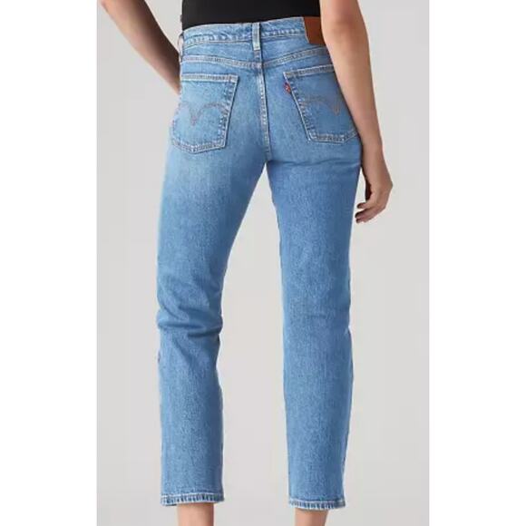 New Levi's Premium Wedgie Straight high rise denim Jeans size 26 - Picture 1 of 4